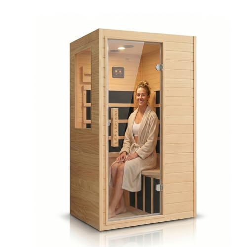 1-Person Low EMF Far Infrared Sauna for Home Use