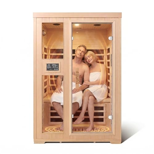 Homsido 2-Person Low EMF Far Infrared Sauna for Home